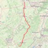 Itinéraire Hettange - JURA, distance, dénivelé, altitude, carte, profil, trace GPS