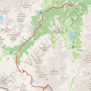Itinéraire alphonse-meillon-depuis-pont-d-espagne-modifie, distance, dénivelé, altitude, carte, profil, trace GPS