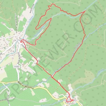Itinéraire Le PEGUE la chapelle Saint Marcel, distance, dénivelé, altitude, carte, profil, trace GPS