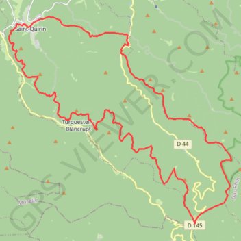 Itinéraire trace, distance, dénivelé, altitude, carte, profil, trace GPS