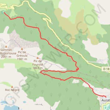 Itinéraire Terre D'avenir - auzat, distance, dénivelé, altitude, carte, profil, trace GPS