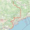 Itinéraire ACBz2, distance, dénivelé, altitude, carte, profil, trace GPS