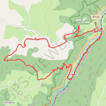 Itinéraire La chapelle de Vauclair, distance, dénivelé, altitude, carte, profil, trace GPS