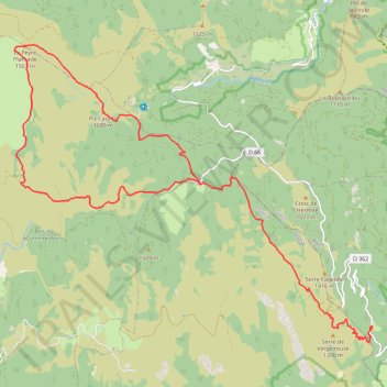 Itinéraire 2026-06-05 08:27 Rando tour du mont Lozère jour 5, distance, dénivelé, altitude, carte, profil, trace GPS
