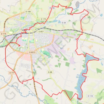 Itinéraire Ligne 3, distance, dénivelé, altitude, carte, profil, trace GPS