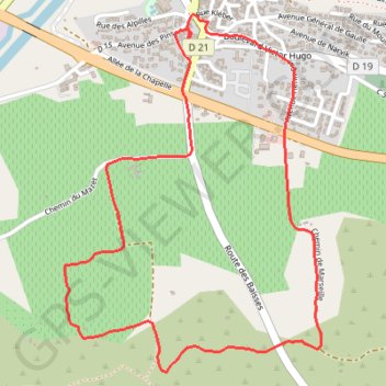 Itinéraire Les Roures, distance, dénivelé, altitude, carte, profil, trace GPS