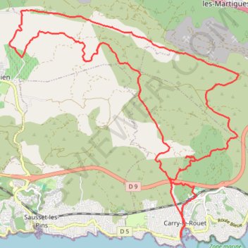Itinéraire Saint julien carry, distance, dénivelé, altitude, carte, profil, trace GPS