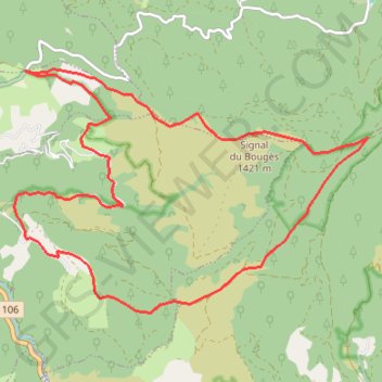 Itinéraire Col du sapet - mivajols, distance, dénivelé, altitude, carte, profil, trace GPS