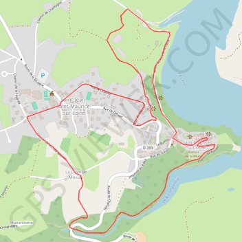 Itinéraire Balade à Saint-Jean - Saint-Maurice-sur-Loire, distance, dénivelé, altitude, carte, profil, trace GPS