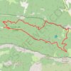 Itinéraire La Forêt de Saou, retour par le Pas de la Motte, distance, dénivelé, altitude, carte, profil, trace GPS