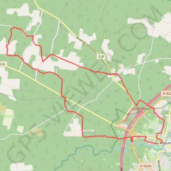 Itinéraire De Roquefort à Arue, distance, dénivelé, altitude, carte, profil, trace GPS