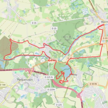 Itinéraire Pays Noir Pays Vert, distance, dénivelé, altitude, carte, profil, trace GPS