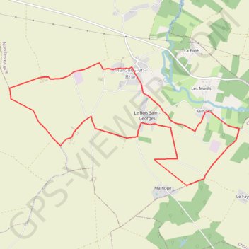 Itinéraire Les Coteaux du Morin et de l'Aubetin - Marolles en Brie, distance, dénivelé, altitude, carte, profil, trace GPS