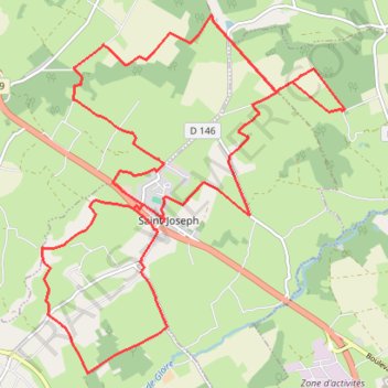 Itinéraire 1 - 2025-02-25_2070454795_21Km LPSG, distance, dénivelé, altitude, carte, profil, trace GPS