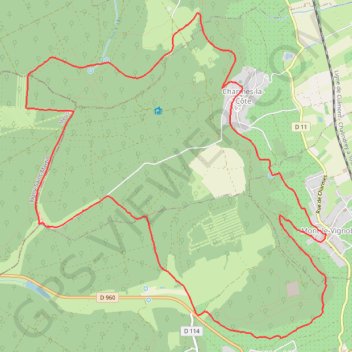 Itinéraire Mont-le-Vignoble, distance, dénivelé, altitude, carte, profil, trace GPS