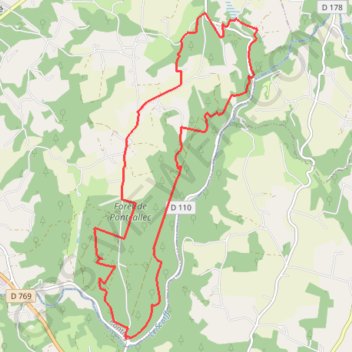 Itinéraire Cirkwi-Berné_-_Circuit_de_Pontkalleg, distance, dénivelé, altitude, carte, profil, trace GPS