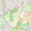 Itinéraire Peltre - Grigy - Metz-Sablon, distance, dénivelé, altitude, carte, profil, trace GPS