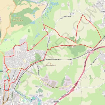 Itinéraire SENITER DU MONT DUEZ, distance, dénivelé, altitude, carte, profil, trace GPS