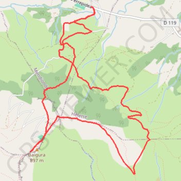 Itinéraire 10-OCT-19 03:48:44 PM, distance, dénivelé, altitude, carte, profil, trace GPS