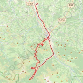 Itinéraire Bagnères, Couret, Hourc, Chiroulet, distance, dénivelé, altitude, carte, profil, trace GPS