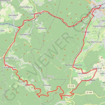 Itinéraire B71, distance, dénivelé, altitude, carte, profil, trace GPS