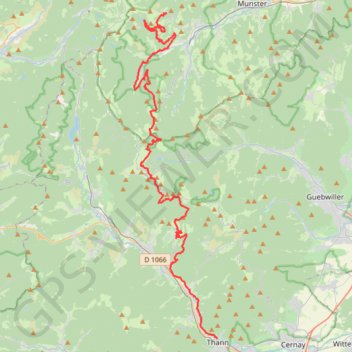 Itinéraire Etape 6 Vosges 2024-18085085, distance, dénivelé, altitude, carte, profil, trace GPS