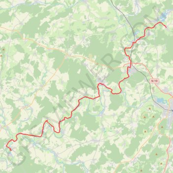 Itinéraire Bourges (18) - Breurey-lès-Faverney (70) - De Seveux à Breurey-lès-Faverney, distance, dénivelé, altitude, carte, profil, trace GPS