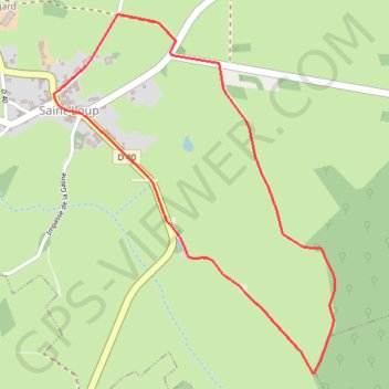 Itinéraire Chemin des lavandiéres - Saint-Loup, distance, dénivelé, altitude, carte, profil, trace GPS