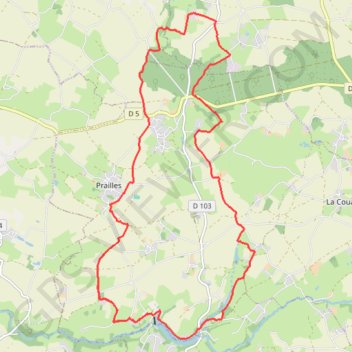 Itinéraire 2009-03-19-ARGEN REL TRA 5BLEU-split-split, distance, dénivelé, altitude, carte, profil, trace GPS