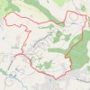 Itinéraire Caubios-Sauvagnon, distance, dénivelé, altitude, carte, profil, trace GPS