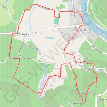 Itinéraire Randonnée sur les pas de Pierre Loti - Flaujagues, distance, dénivelé, altitude, carte, profil, trace GPS