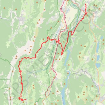 Itinéraire Mont Barral, distance, dénivelé, altitude, carte, profil, trace GPS