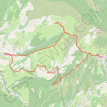 Itinéraire La Grande Javonière, distance, dénivelé, altitude, carte, profil, trace GPS