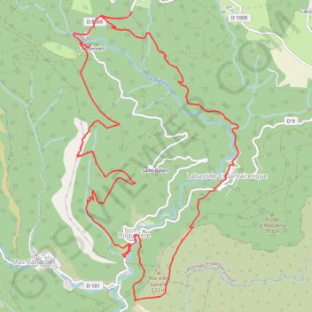 Itinéraire hubFm, distance, dénivelé, altitude, carte, profil, trace GPS