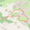 Itinéraire Chipeta Alto, Petraficha, Quimboa Alto depuis Taxeras (crampon), distance, dénivelé, altitude, carte, profil, trace GPS