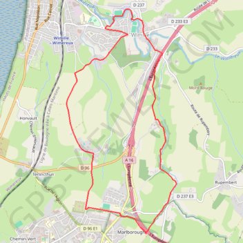 Itinéraire la vallée du denacre-9756476, distance, dénivelé, altitude, carte, profil, trace GPS