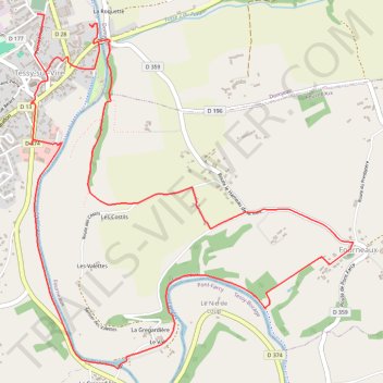 Itinéraire Parcours matin, distance, dénivelé, altitude, carte, profil, trace GPS