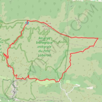 Itinéraire Mérindol test, distance, dénivelé, altitude, carte, profil, trace GPS