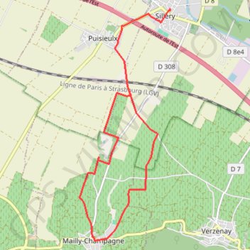 Itinéraire TracerItineraire (2), distance, dénivelé, altitude, carte, profil, trace GPS