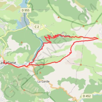 Itinéraire Les Contreforts du teillon, distance, dénivelé, altitude, carte, profil, trace GPS
