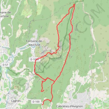 Itinéraire Le mur de la Peste, distance, dénivelé, altitude, carte, profil, trace GPS