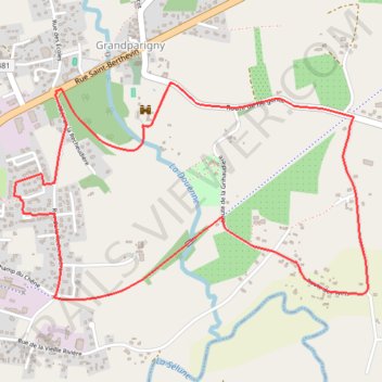 Itinéraire 10 km, distance, dénivelé, altitude, carte, profil, trace GPS