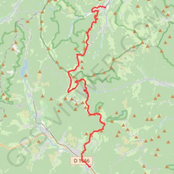 Itinéraire De Moosch à Metzeral par Sainteinlebach, distance, dénivelé, altitude, carte, profil, trace GPS