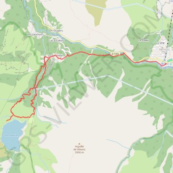Itinéraire Les Deux Alpes, distance, dénivelé, altitude, carte, profil, trace GPS