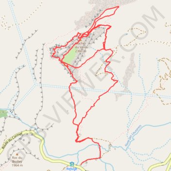 Itinéraire Rocher du vent, distance, dénivelé, altitude, carte, profil, trace GPS