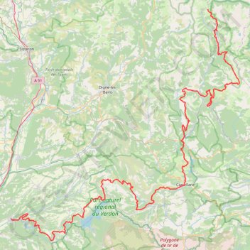 Itinéraire Transverdon, distance, dénivelé, altitude, carte, profil, trace GPS