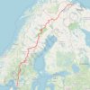 Itinéraire Stage 1: Arctic Ocean to Väylä — European Divide Trail, distance, dénivelé, altitude, carte, profil, trace GPS