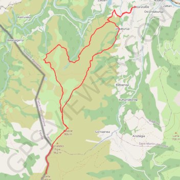 Itinéraire 85a2073d474688dceb19980e434e872c6d9762bc, distance, dénivelé, altitude, carte, profil, trace GPS