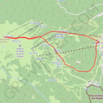 Itinéraire trace_1, distance, dénivelé, altitude, carte, profil, trace GPS