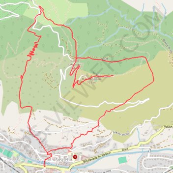 Itinéraire Boucle du Mont-Agaisen, distance, dénivelé, altitude, carte, profil, trace GPS